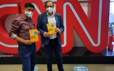 Jorge Sanchez e João Carlos Borda na CNN em São Paulo